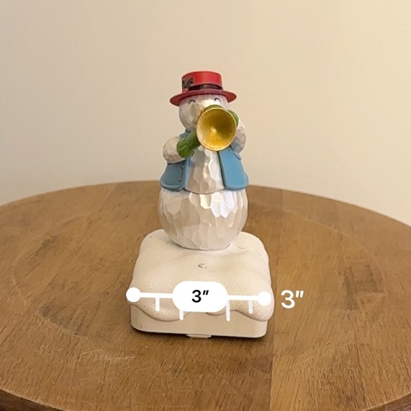 Hallmark Christmas Snowman Band Trumpet Tom Wireless Decor Tested Working 2010 - Picture 12 of 12